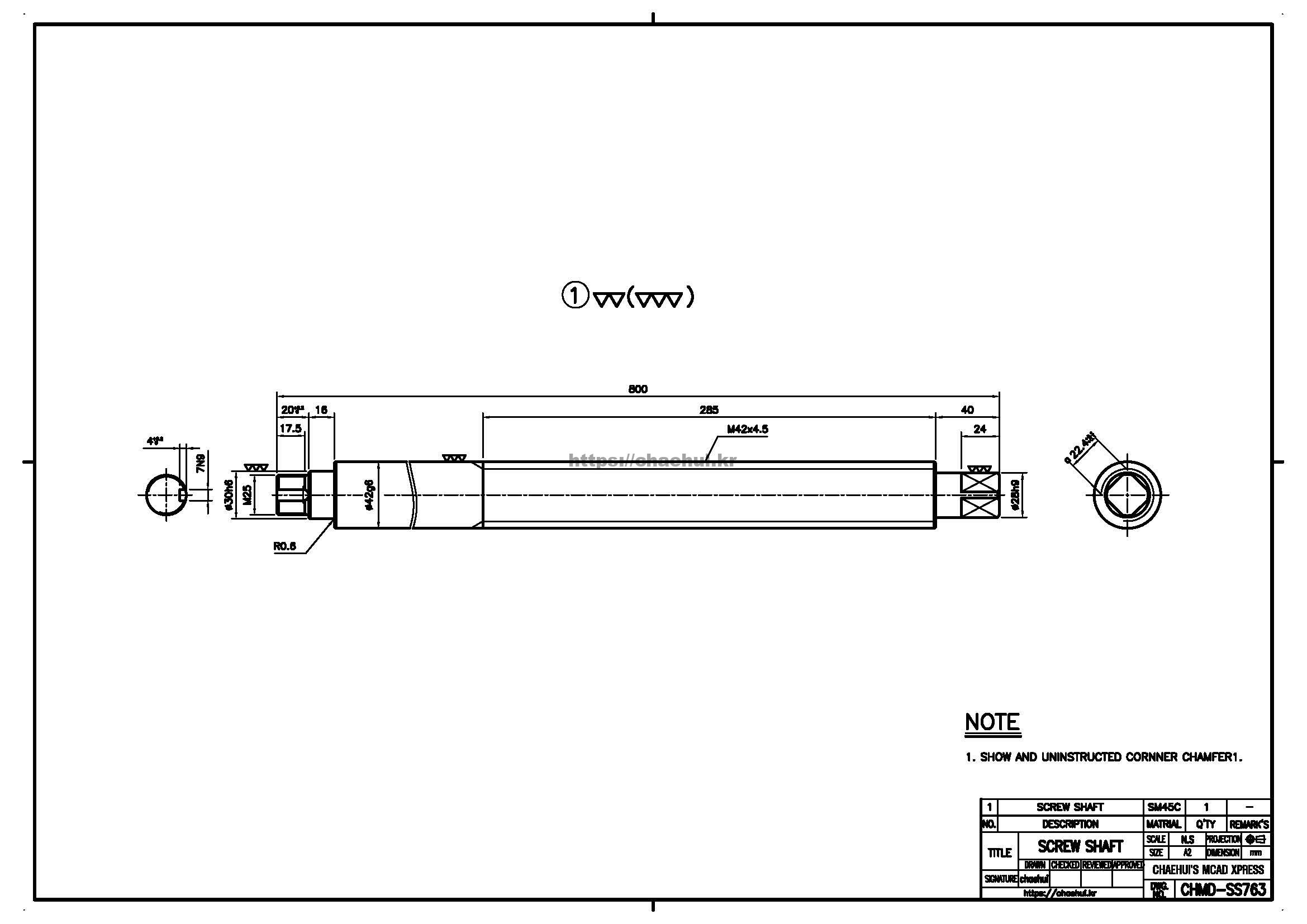 SCREW SHAFT