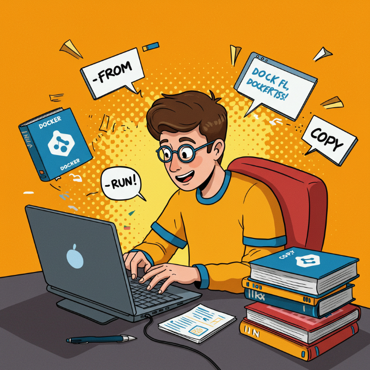Dockerfile 작성법 🔮 🐳 Dockerfile 작성법 마스터하기: 컨테이너 빌드를 위한 친절한 안내서 🤔 개발 환경과 똑같은 환경을 다른 곳에서도 만들고 싶으신가요? 코드를 배포할 때마다 환경 설정 때문에 골치 아팠던 경험, 분명 있으실 겁니다! 바로 이 문제를 해결해 줄 강력한 도구가 **도커(Docker)**입니다. 그리고 이 도커를 사용하기 위한 설계도와 같은 파일이 바로 Dockerfile입니다. 마치 레고 블록으로 원하는 집을 짓듯이,