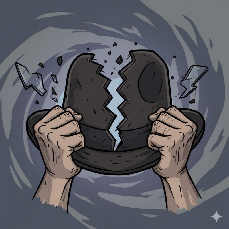 모자를 반으로 쪼개는 꿈 2 모자를 찢는꿈 모자를 반으로 쪼개는 꿈 모자에 관한 꿈은 보통 사회적 지위, 명예, 권력, 조력자 또는 자신을 보호해 주는 가림막을 상징하곤 합니다. 자신을 덮고 있던 ‘어둡고 칙칙한 굴레(모자)’를 스스로의 힘으로 ‘완전히 끝내버리는(반 토막)’ 형국입니다. 이는 자신을 괴롭히던 골칫거리가 해결되거나, 마음에 들지 않던 자신의 모습 혹은 환경을 과감하게 탈피하여 새로운 국면을 맞이하게 될 것을 암시하는 길몽에 가깝습니다.